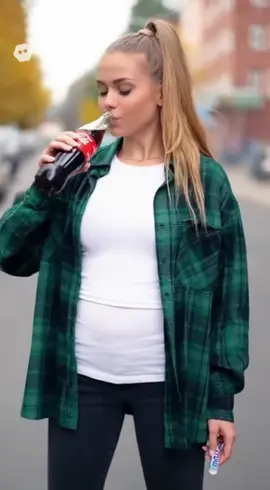 Never mixing coke and mentos in my stomach again! (Thought I’d try a different character but I think I might just keep them to the anime world 😋) #sora2 #ai #inflation #belly #cokeandmentosbelly 