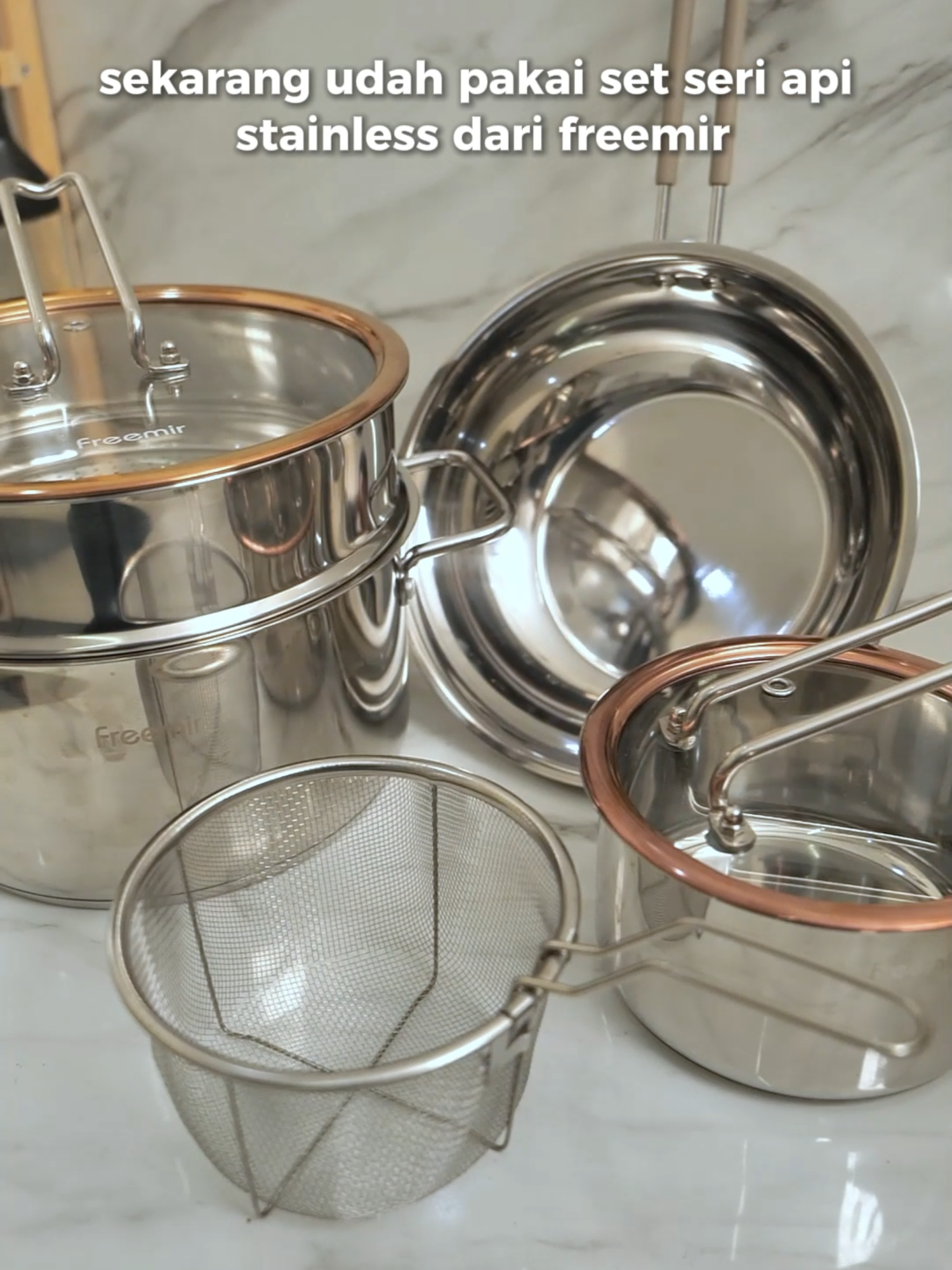seri api stainless bikin dapur kamu makin cantik loh bun! #stainlesssteel #freemirindonesia #freemir304stainlesssteel