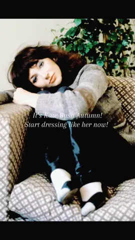 Wool socks! Mohair sweater and fur coat! #katebush #autumnaesthetic 