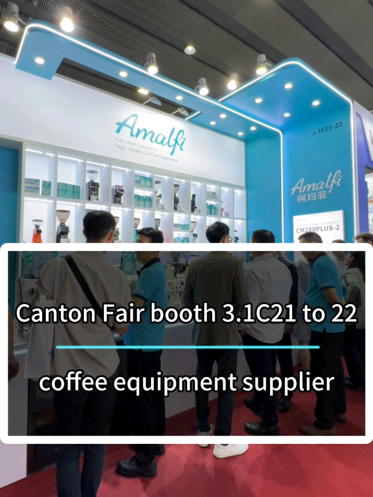 You definitely shouldn't miss this opportunity at our café. We are at the exhibition booth at 3.1c21 to 22. Let's exchange ideas together!#CantonFair #CoffeeMachine #CafeBusiness #TradeShowDeal #VisitOurBooth 