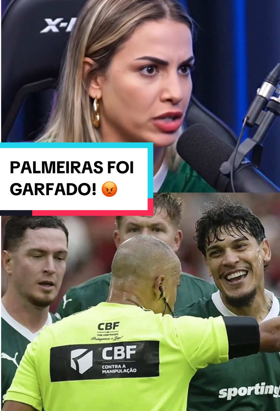 A CBF JÁ ESCOLHEU QUEM QUER CAMPEÃO! CONTRA TUDO E CONTRA TODOS! 😡 #palmeiras #futebol #futebolbrasileiro #palmeirasminhavidaevoce #brasileirao 