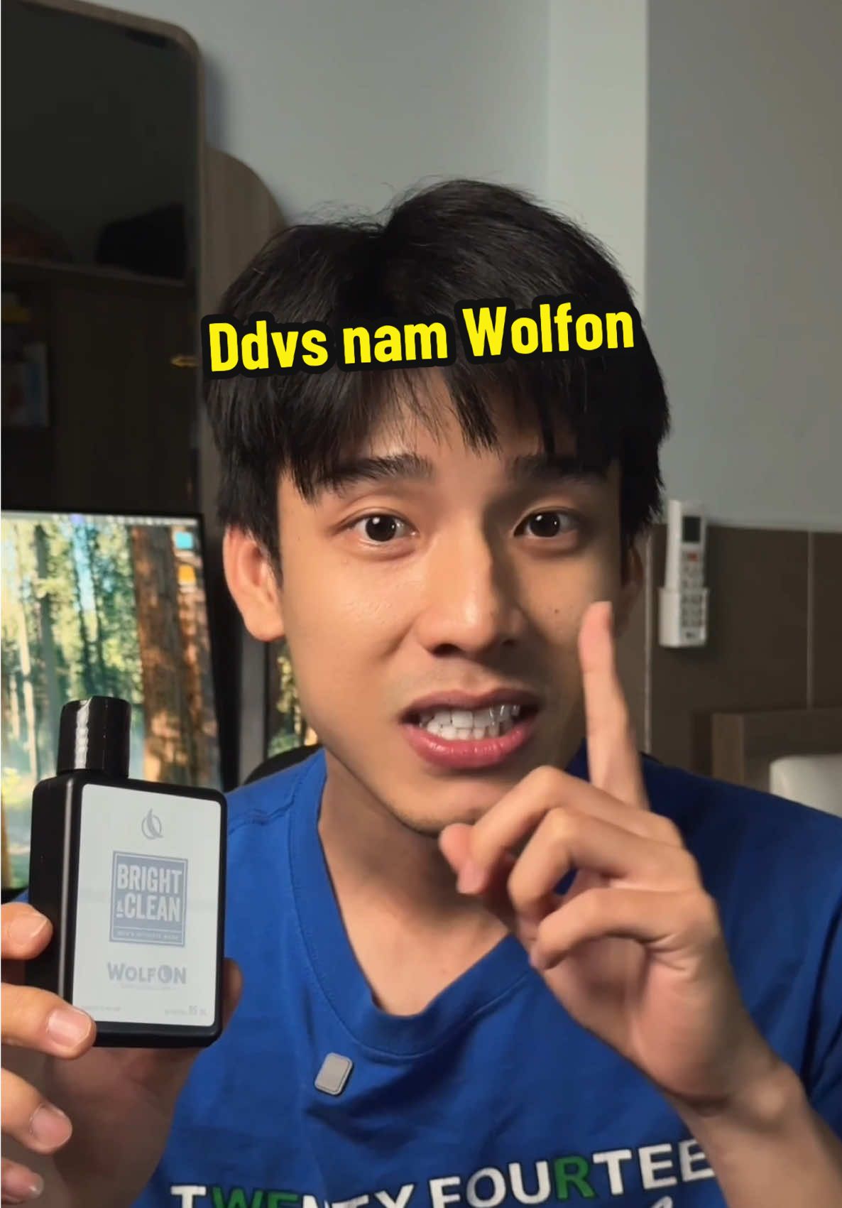 Mùa thu mát mẻ, dễ chịu thì không lo. Mùa “thu” mà “câm” thì mới đáng sợ. Ae sử dụng chai này để không bị thu câm nha. #dungdichvesinhnam #wolfon 