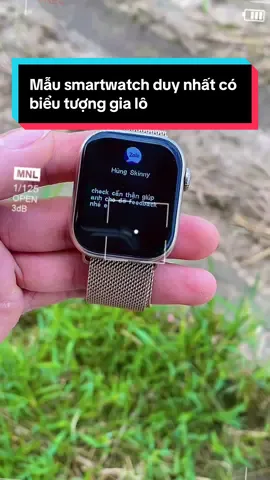 Mẫu smartwatch duy nhất hiện nay nhận thông báo có biểu tượng gia lô #donghogiare #gs10mini #trending #hungwatchstore #hùngwatch3 