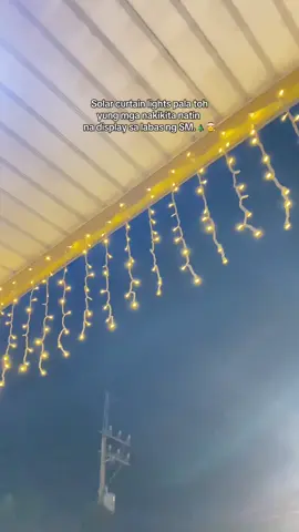 Replying to @Camyll 3 meters long po ito.  Curtain christmas lights Solat christmas lights Christmas lightsaolar  Christmas decor Christmas tiktok #curtainlights #solarlights #christmaslights #curtainchristmaslights #christmasdecor 