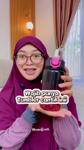 Pas bgt buat yg suka olahraga moms, tumbler tritan  #tumblerbpafree #tumblertritan #tumblersedotan 
