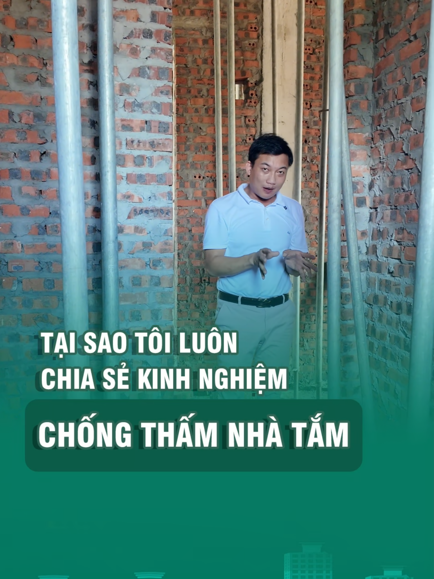 Tại sao tôi luôn chia sẻ kinh nghiệm chống thấm nhà tắm #chiase #xaynha #gachoplat #thoxay #xaydung #tangiahuy