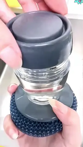 Dụng cụ cọ rửa đa năng, cọ xoong nồi, cọ bếp, tự động nhả chất lỏng #dungcucoxoongnoi #dungcucoruadanang #dungcuruachen #xuhuong #fyp 