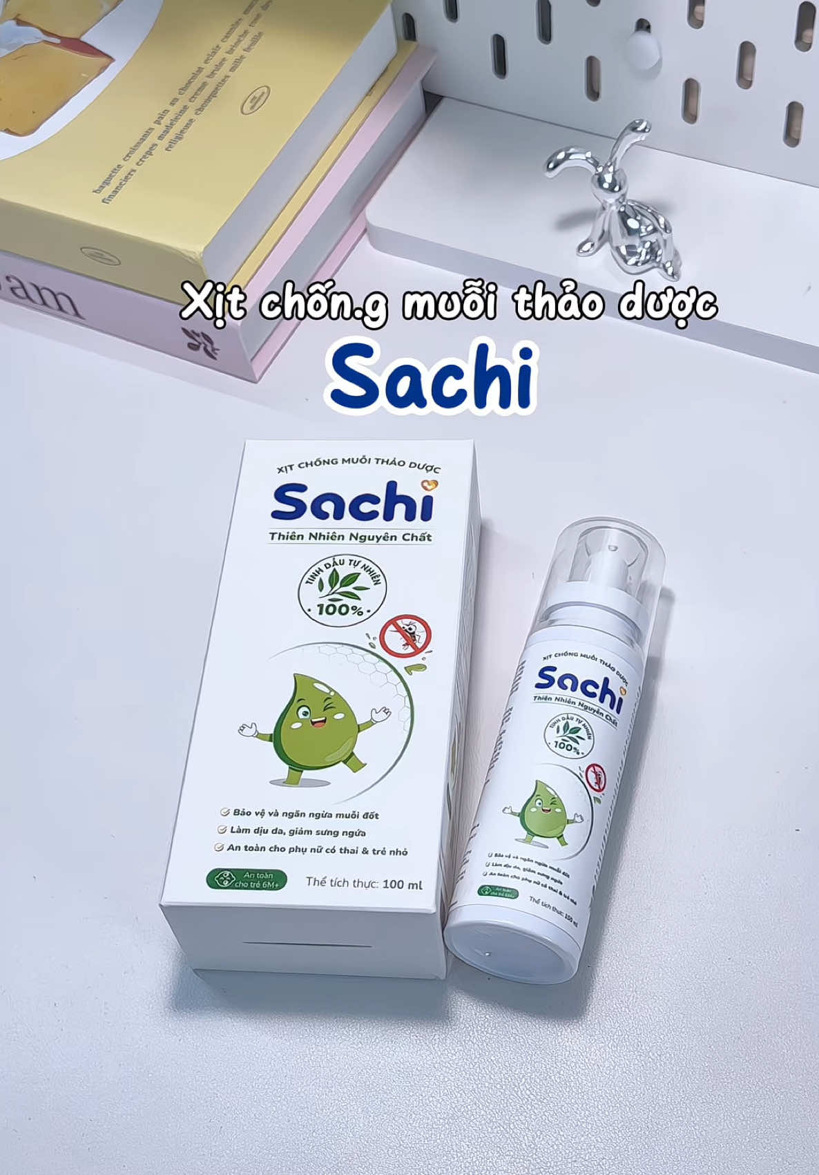 Trả lời @Mẹ Chép Xịt muỗi t tin dùng cho bé #xitmuoisachi #sachi #xitmuoichobe #mevabe #foryou 