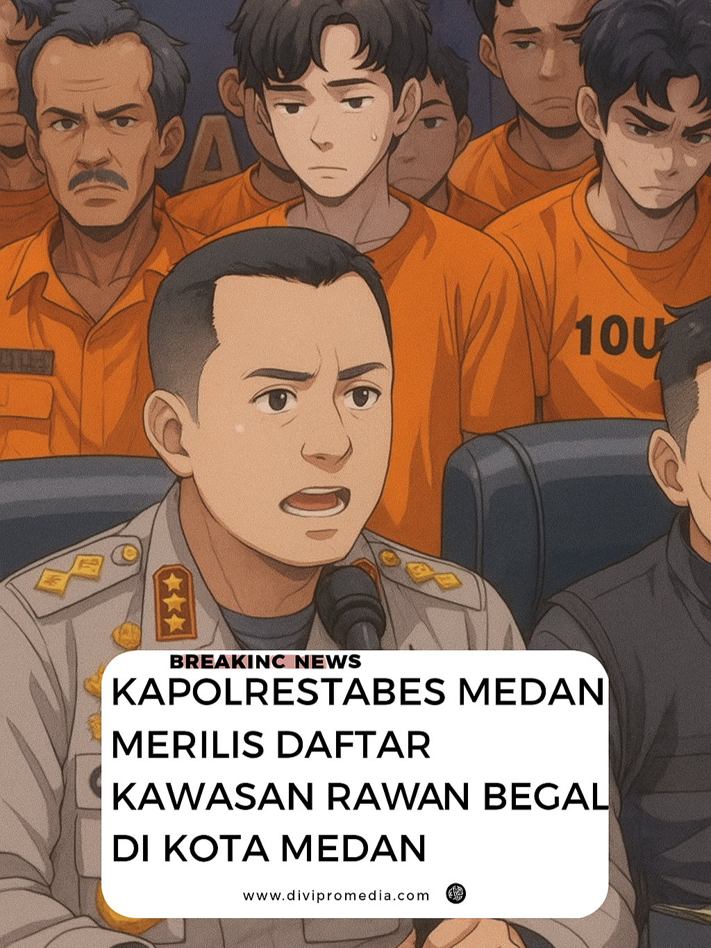 Dalam kurun waktu delapan hari, Polrestabes Medan berhasil menangkap 87 tersangka dari 61 kasus kejahatan yang meliputi narkoba, pencurian besi, begal, hingga tindak kekerasan terhadap kelompok rentan. Kapolrestabes Medan, Kombes Pol Jean Calvijn Simanjuntak, menyampaikan bahwa pengungkapan ini merupakan tindakan cepat aparat kepolisian dalam menanggapi keresahan masyarakat. Dari hasil operasi tersebut, polisi menyita berbagai barang bukti, di antaranya 8 kilogram sabu, ganja, besi hasil curian, becak barang, senjata tajam, serta sejumlah sepeda motor. Menanggapi anggapan warganet yang menyebut Medan sebagai “Gotham City” versi Indonesia, pihak kepolisian menegaskan bahwa kota Medan tidak akan dibiarkan menjadi wilayah tanpa harapan. “Kami berkomitmen untuk terus menjaga keamanan dan menciptakan kenyamanan bagi seluruh masyarakat,” ujar Kombes Pol Jean Calvijn Simanjuntak. Sumber: TKP MEDAN #medan #kriminalitas #begal #rayapbesi
