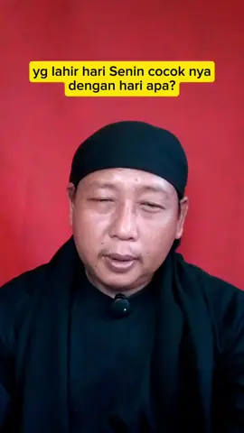lahir hari Senin cocok nya dengan hari apa #lahirharisenin 