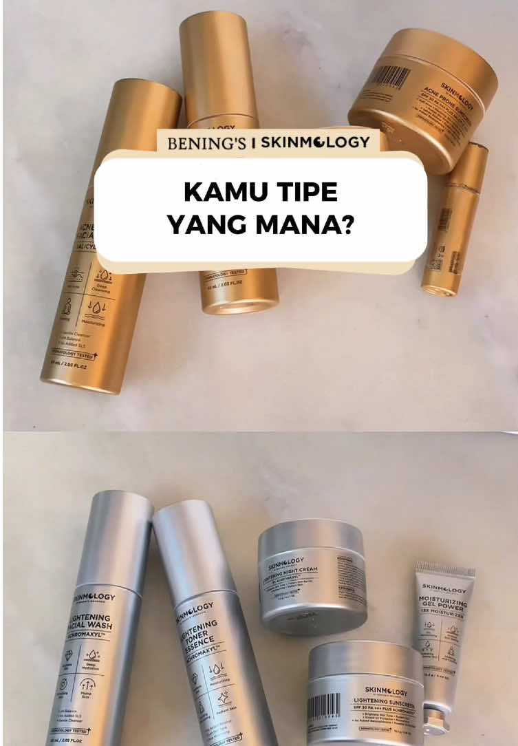 Kamu tipe A atau B nih?! Yuk komenn! #skinmology #skinmologybybeningsindonesia #lockyourbright 