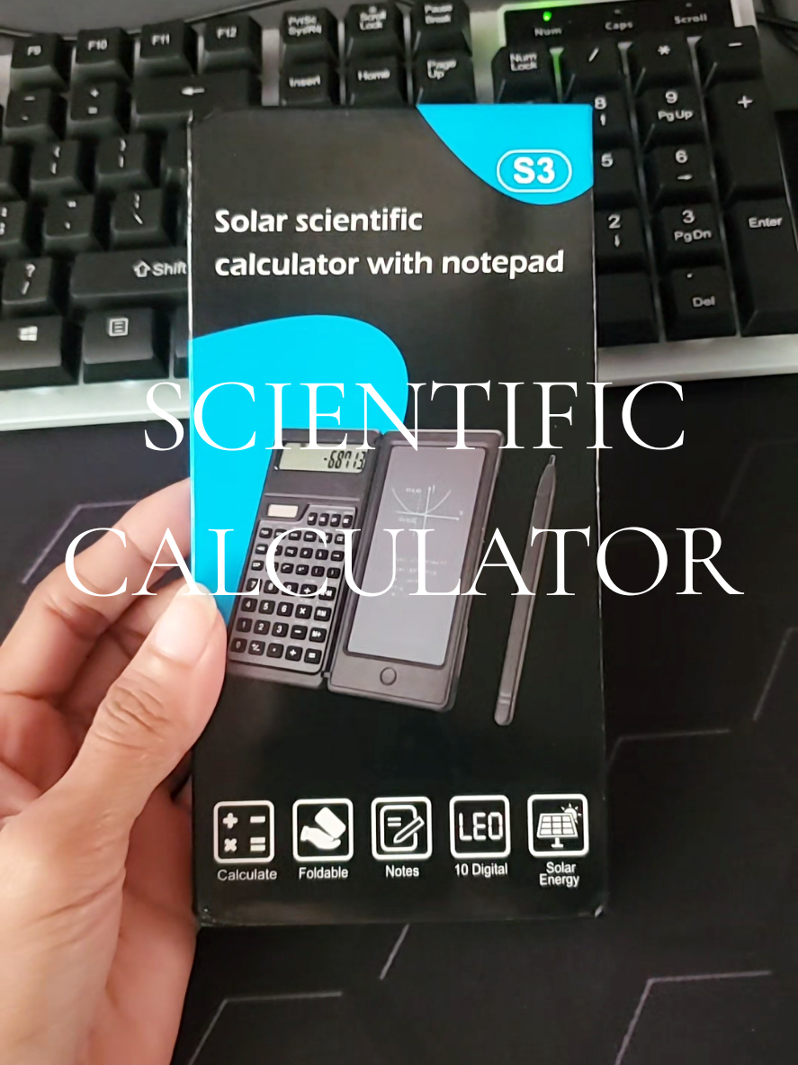 Bawal cp?! Itong solar scientific calculator para sayo! 😍🥰 #calculator #scientificcalculator #budolfinds #solarcalculator 