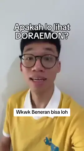 wkwk cobain deh, beneran bisa lihat Doraemon wkwk #lihatdoraemon #tekateki #doraemon #fyp #fypシ゚ 