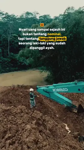 Resiko Tanggung jawab sorang laki². #creatorsearchinsights #excavator #motivation #fyp #alatberat 