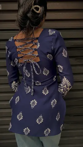 New Short Kurta👀💙🤍 WhatsApp- 0743853603 All sizes available 🥰 Model wearing- S size (UK8) Material- linen Cotton  Only cash deposit or online transfer ❤️  Hurry up girls limited stock 🌸 #trending #viral #onemillionaudition #fypシ゚ #kurta 