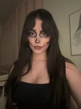 Skull makeup👻🎃#fyp #foryou #foryoupage #tiktok #viral 