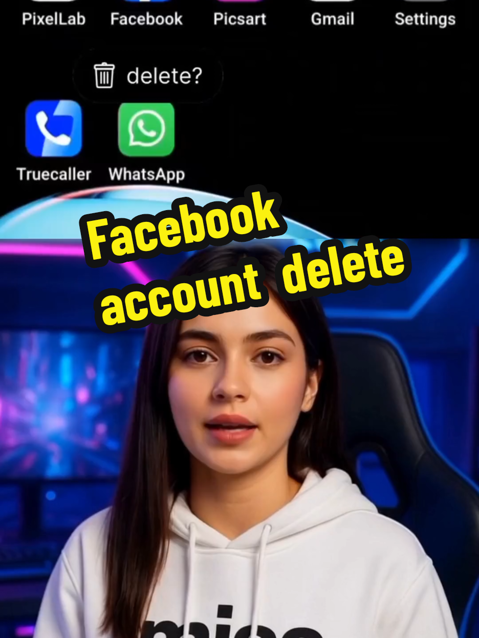 how to can Facebook account delete #foryoupage❤️❤️ #facebookgaming #tipsandtricks #viralvideos #newfeature 