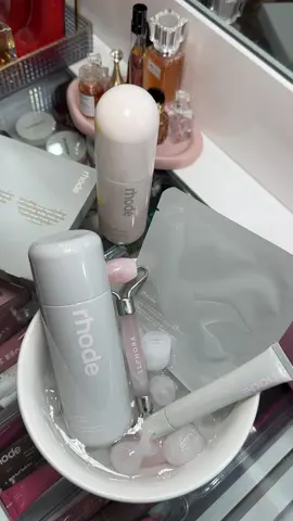 night routine with rhode🪽#rhodeskin #girlythings #nighttimeroutine 