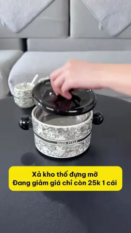 Hủ đựng mỡ #dogiadung #xuhuong 