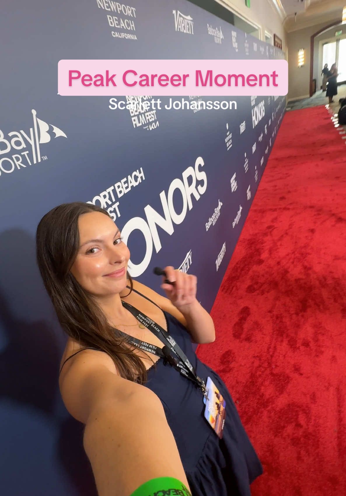 What a ✨Pinch me✨ moment for a social media manager getting to interview amazing artists and actors 🤯🤩 #gsfootprints #newportbeachfilmfestival 