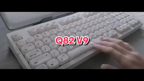 Bàn phím cơ Q82 V9!Tiếng gõ slient siêu êm tai#xuhuongtiktok #viral #tiktokshop 
