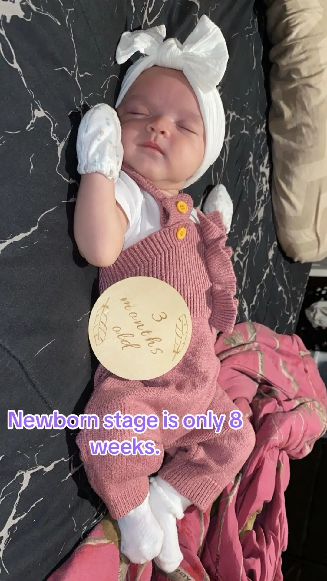 My baby is growing so fast my mommy heart can’t take it i’m so sad to watch her grow but i’m also so excited to see the little girl she becomes 🥹🩷#fyp #babygirl #trending #3monthsold #3monthspostpartum 