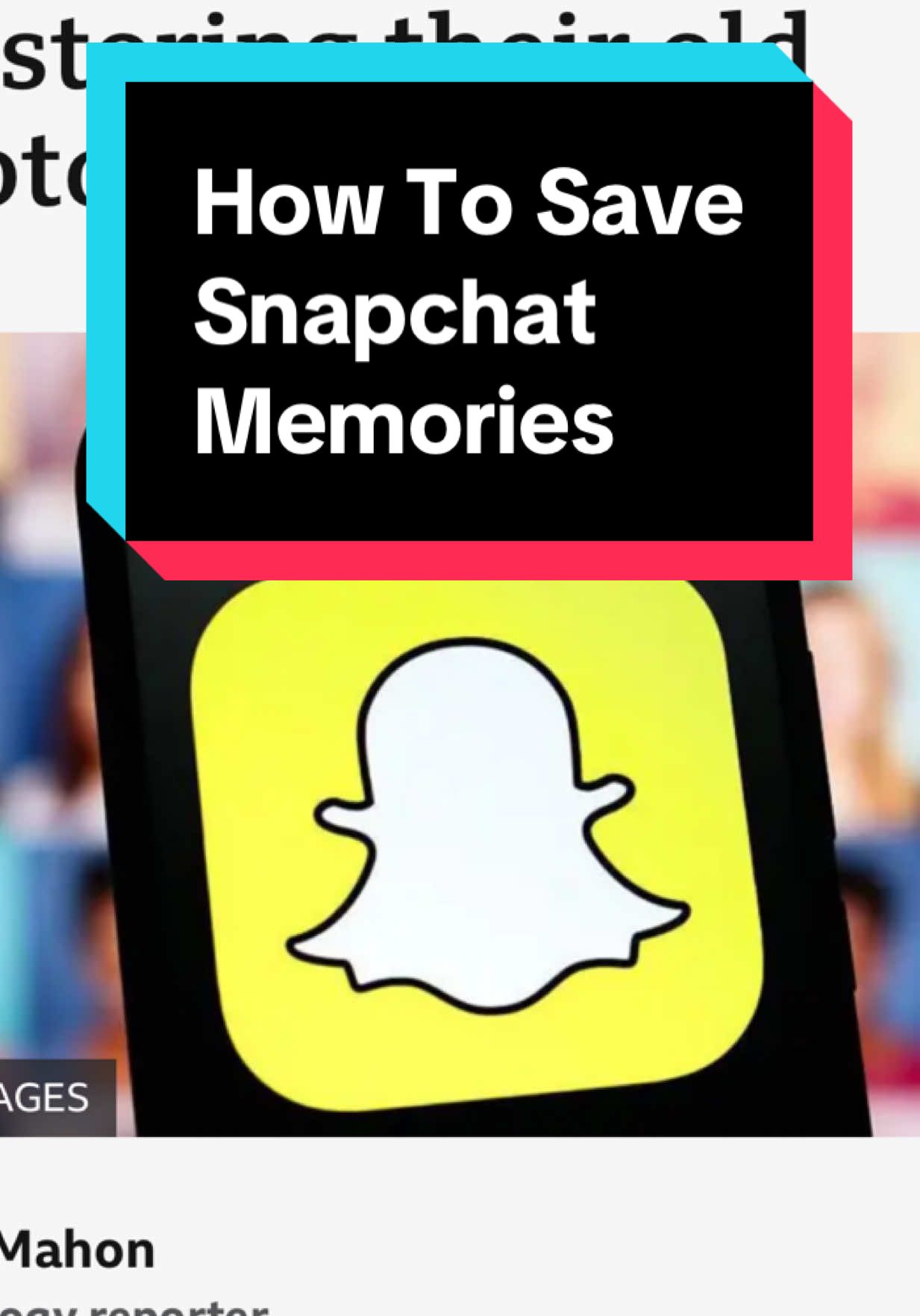 How to save your snapchat memories before they get deleted!! #carterpcs #Tech #techtok #snapchat #snapchatmemories 