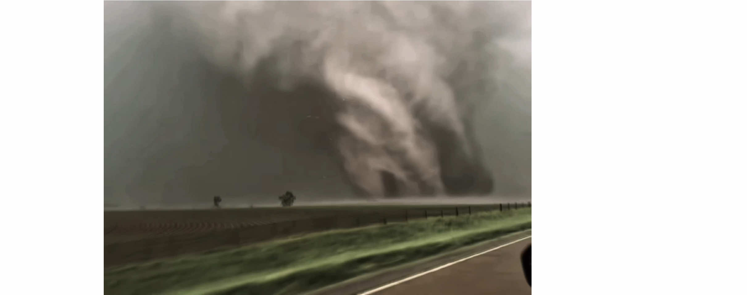 RAMPAGE -1 wind turbine #tornadoes #extremeweather #ef4tornado #greenfieldtornado #stormchasing 