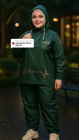 Membalas @samsonmurib boleh klik keranjang kuning ya ka, promo jas hujan model hoodie 