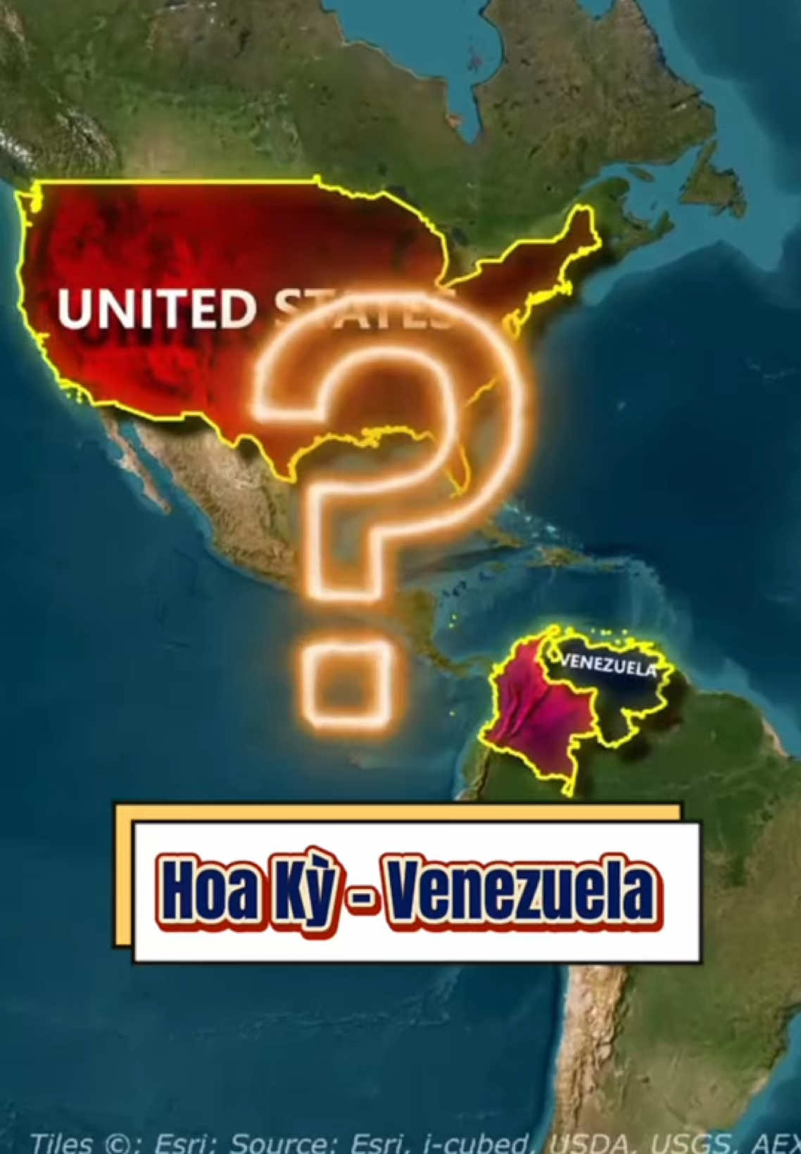 Cập Nhật tin nóng mới ở vùng Nam Mỹ: Hoa Kỳ và Venezuela. #tiktoknews #usa #venezuela #viral #fyp 