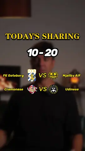 #ifkgoteborg vs #mjallbyaifs #cremonese vs #udinese  #jgscore #足球解說 #足球预测 #足球比赛 #足球分析 #futbol #futbolexpert #scooer #football #predicciones #tips #foryou 