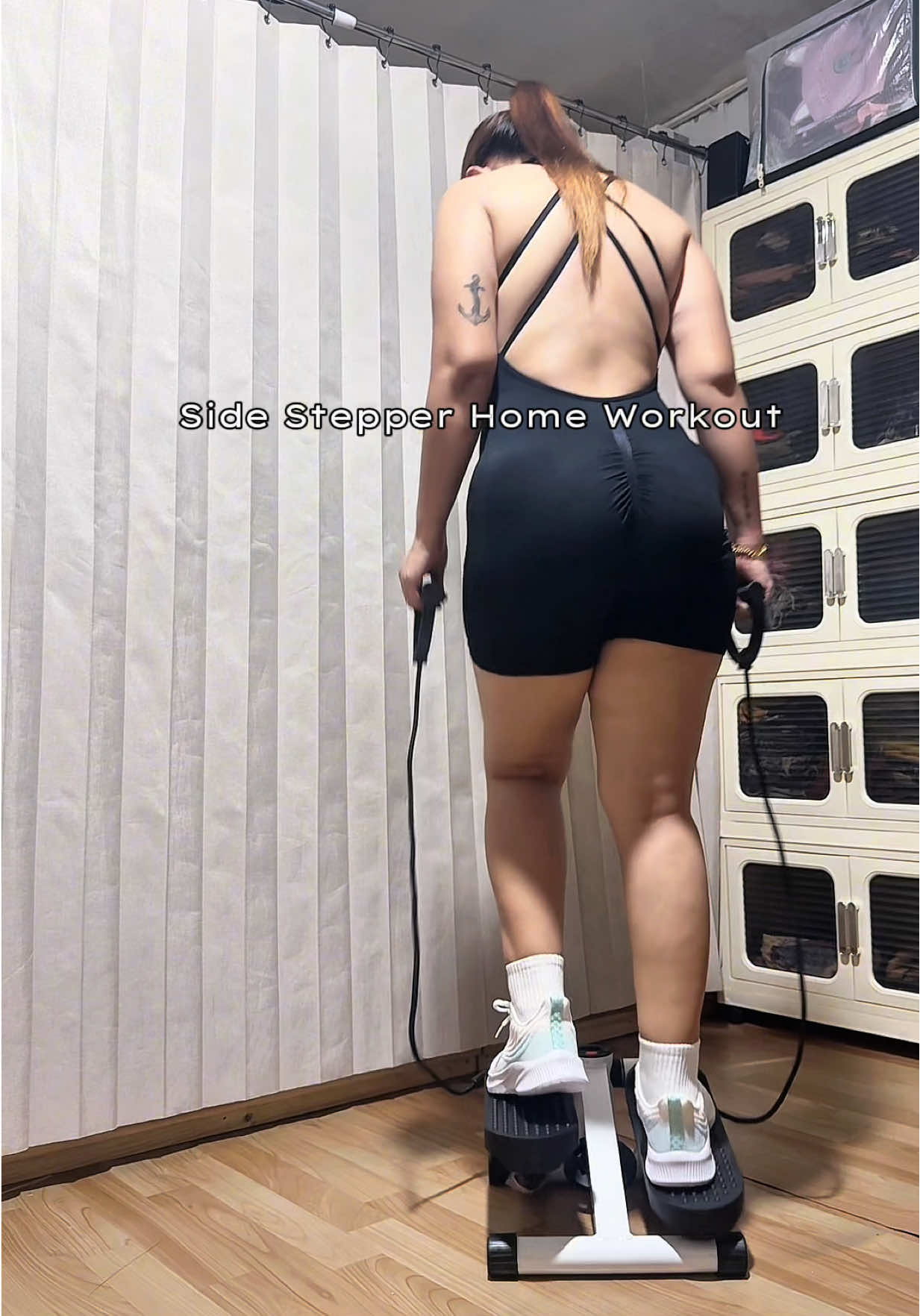 I can finally do the 10k steps everyday with this Simple Side Stepper! Laking help talaga sa mga walang time mag gym. ☺️👌🏻 #Fitness #sidestepper #ministepper #homeworkout #healthylifestyle 