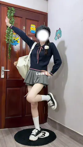 Set này mặc đi chơi, đi học đều được nà ⋆౨ৎ˚⟡˖ ࣪✨𓍢ִ໋🌷͙֒₊˚*ੈ♡⸝⸝@HTIQUE #OOTD #outfitideas #phoidoxinh #fypシ゚ #backtoschool 