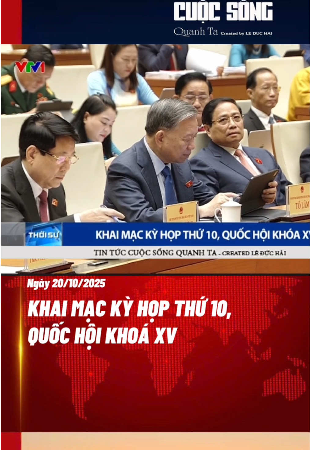 Sáng 20/10, Quốc hội khóa XV khai mạc trọng thể Kỳ họp thứ 10 - kỳ họp thường kỳ cuối cùng của nhiệm kỳ tại Hà Nội. #tintuc #cuocsongquanhta #kyhopthu10quochoikhoaxv #quochoikhoaxv #vtv 