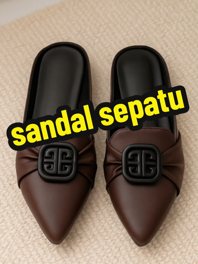 sendalnya sepatuuu wanita trendi cantik dan elegan banget #fyp #sandalsepatu 