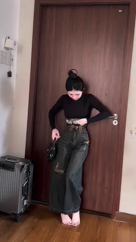 -[suông lỡ 92cm ]Quần jean nữ #quanjeannu #xuhuong #phoidoxinh #donu 