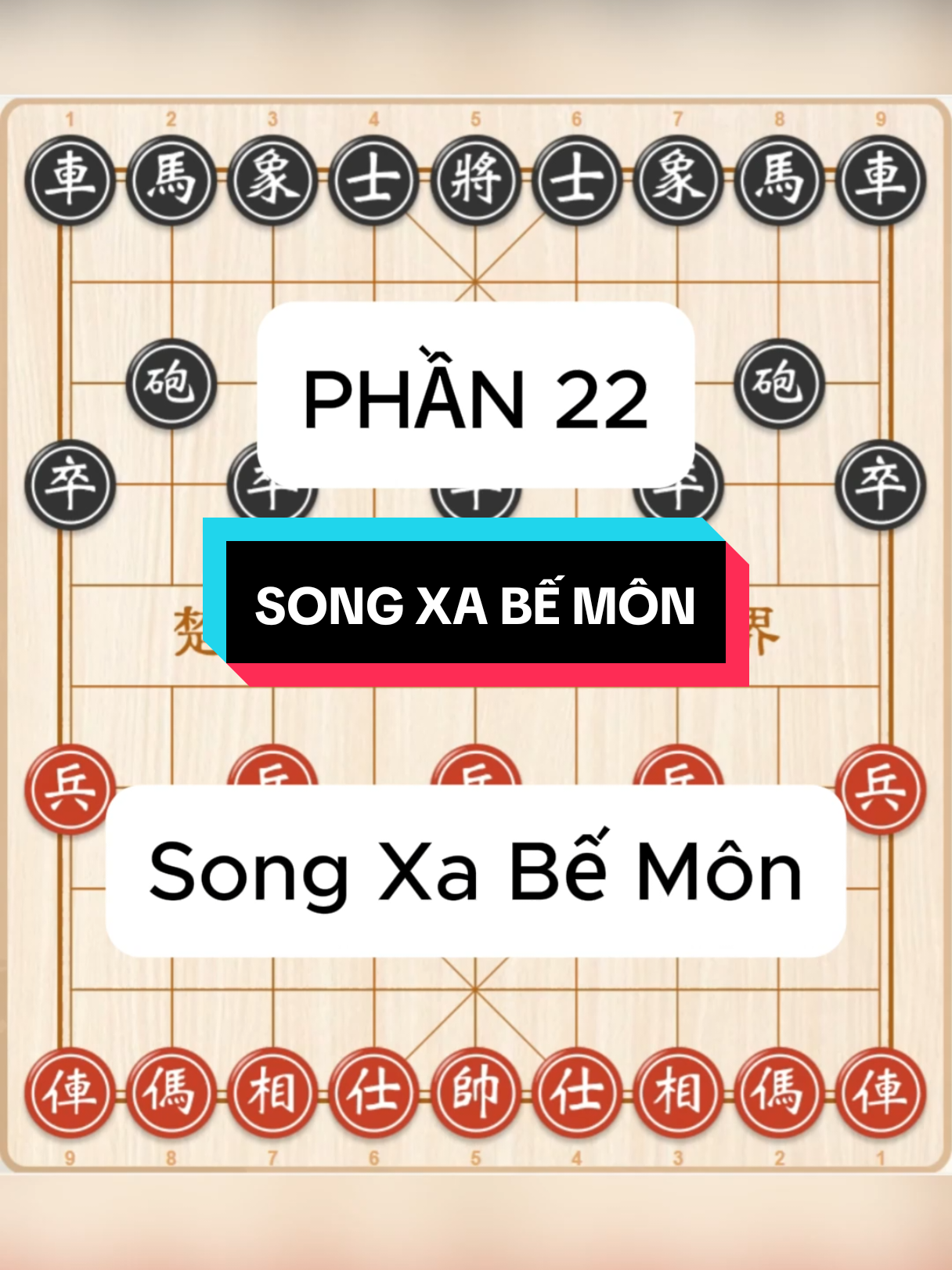 Trả lời @chi11556622 PHẦN 22 | SONG XA BẾ MÔN | Lại là một bài kỳ hay nữa để cho bác tham khảo, cảm ơn bác đã ủng hộ!!! #caoky #giaitri #cotuong #thecohay #hocdanhco 