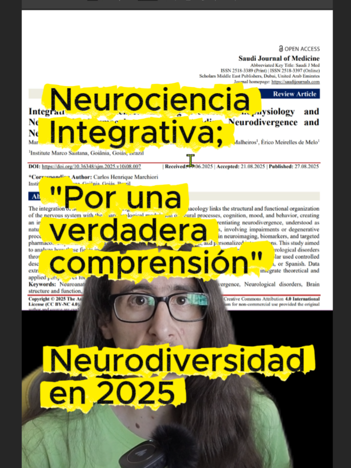 🧠 Noticias para el mundo NEURODIVERGENTE!  👇🏻 Paper: ... Integrative Neuroscience: Linking Neuroanatomophysiology and  Neuropsychopharmacology in Understanding Neurodivergence and  Neurological Disorders, 2025 #psiquiatria #psicologia #sociologia #neurodiversidad #neurodivergencias #neurociencia #saludmental #TDAH #TEA #autdah #audhd #dislexia #discalculia #ciencia #noticias #noticiastiktok #actualidad #paratiiiiiiiiiiiiiiiiiiiiiiiiiiiiiii #psicoeducacion #cerebro
