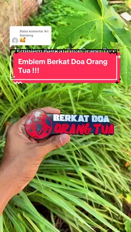 Membalas @Ari Bandung Emblem Berkat Doa Orang Tua bahan akrilik mirror tebal 3mm tampilan glowsy buat pemanis kendaraan kalian #emblemberkatdoaorangtua #berkatdoaorangtua 