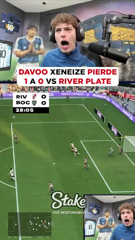 DAVOO XENEIZE PIERDE 1 A 0 VS RIVER PLATE SIENDO DT DE BOCA EN FIFA 26 #argentina #kick #davooxeneize #lacobraaa #bocajuniors #fifa26 #riverplate #modocarrera