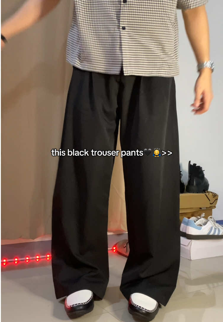 Trouser pants🖤💯 #trousers #trouserpants #baggypants #blackpants 