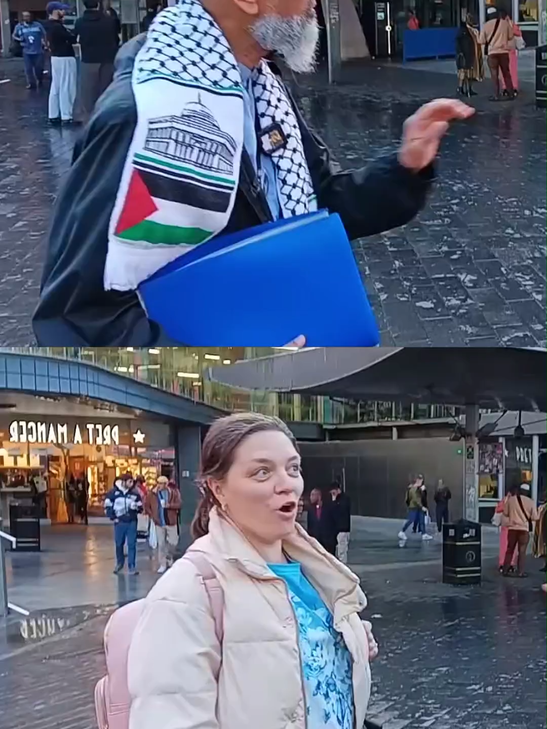 SHE BLAMES ISLAM#muslim #debate #christian #muhammad