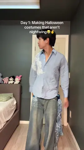 And so it begins…. #halloweencostume #halloween #costumeshalloween #costumeidea #malecosplay 