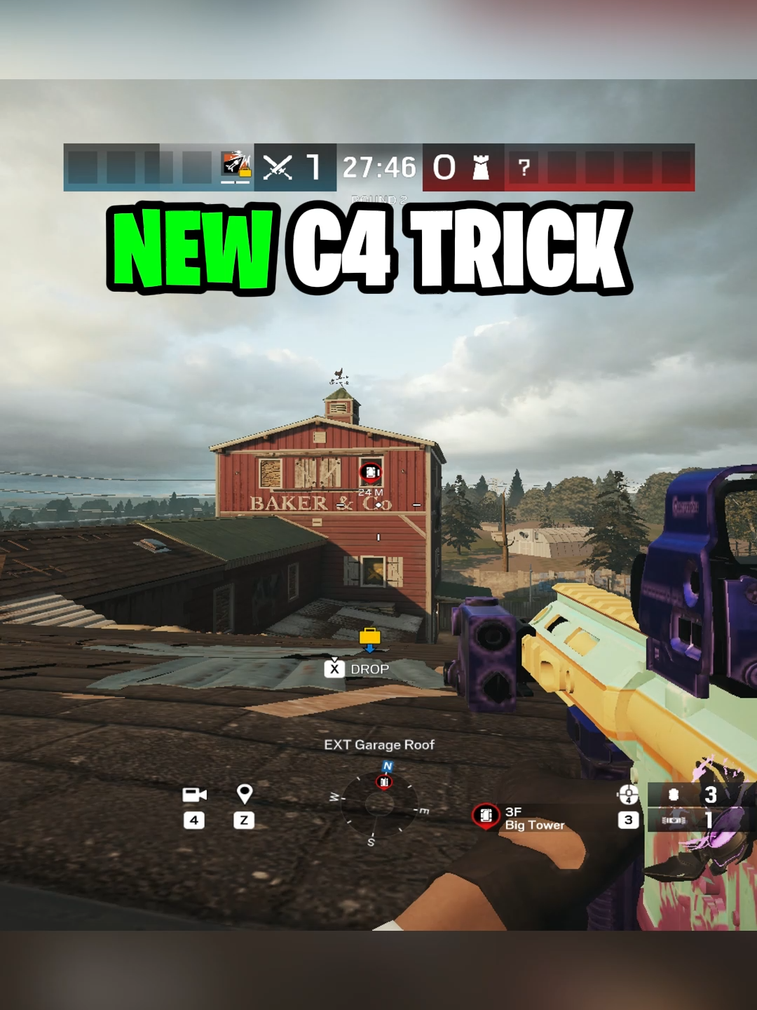 MOZZIE JUST GOT HOMING MISSILES?! 💥#r6xclipen #rainbowsixsiege #r6tips #fypシ゚ #r6siege #fy