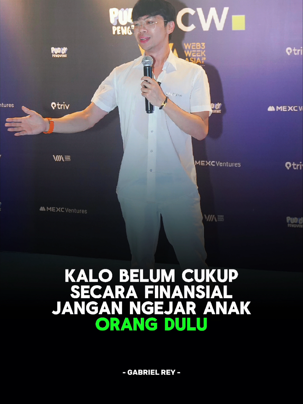 Kata kata fakta dari Gabriel Rey 🔥 #cryptowave #triv #gabrielrey 