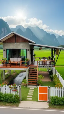 🏡Càng lớn tuổi, tôi càng hiểu rằng... Hạnh phúc là một ngôi nhà vườn nhỏ bé, giản dị và ấm áp #yeunhalapghep #bophoveque #trongraunuoica #yenbinh #uocmotuoigia 