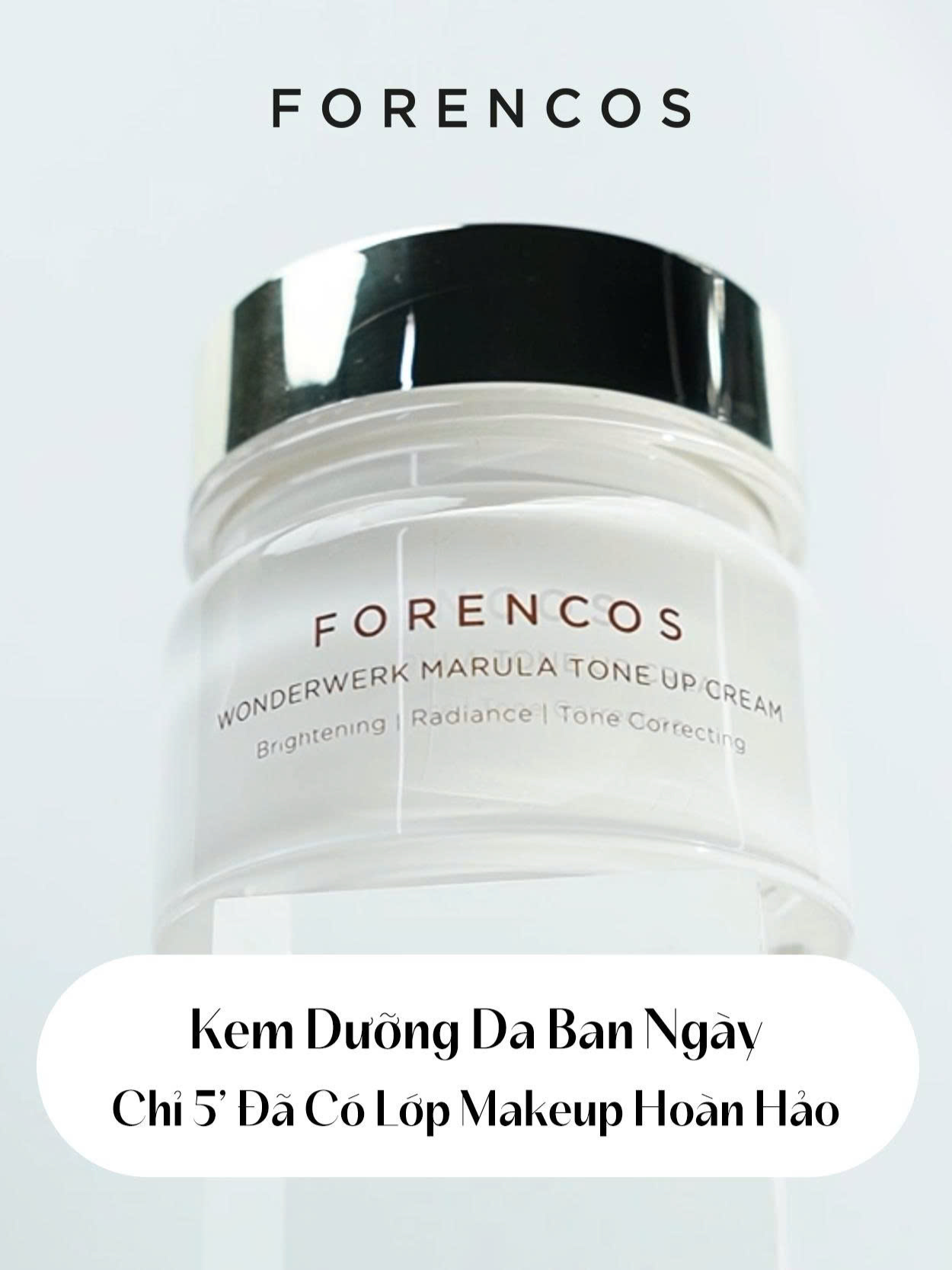 Chưa đến 5' mà đã có lớp makeup hoàn hảo? Ngại gì không thử các nàng ơi! #forencos #forencosvietnam #kemduongdabanngay #nangtone #duongam #makeup #skincare