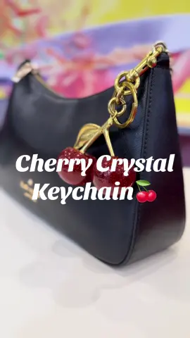 Dagdag ganda sa bag mo? oh eto na ang keychain na babagay dyan! #keychain #cherry #cherrykeychain #girlythings #girly 