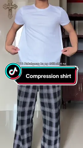 Subrang fit sa katawan nitong drifit shirt 😩🙌 #compressionshirt #drifitshirt #fyp 