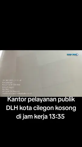 kosong di jam kerja ? pelayanan dan profesionalisme kantor dlh kota Cilegon di pertanyakan. Jam istirahat sudah waktunya masuk tapi tempat pelayanan publik ini masih kosong, Kedisiplinan ASN pun harus betul betul disiplin dan profesional dalam menjalankan pekerjaan nya. 
